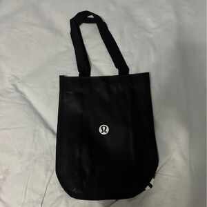 lululemon athletica Small Black and White  Shopping Tote Bag